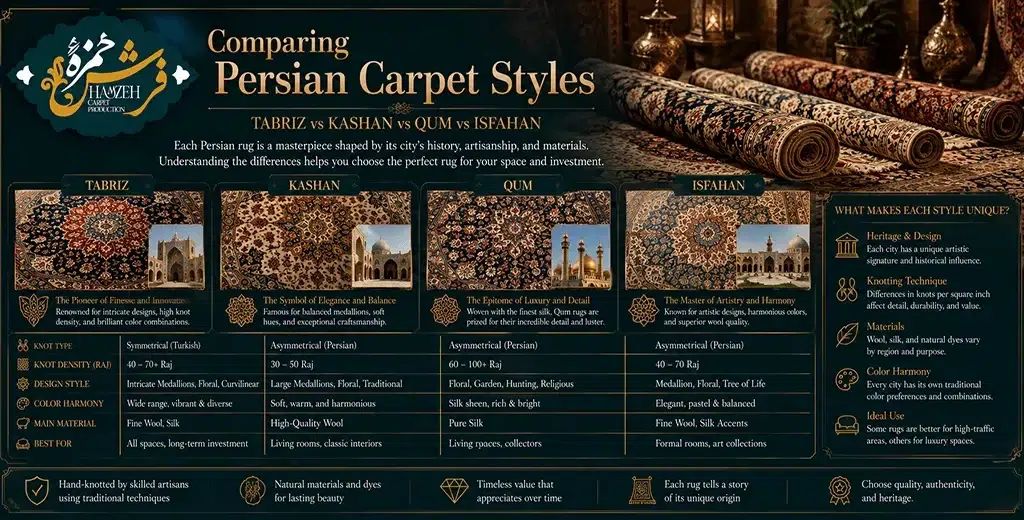 Comparing Persian Carpet Styles
