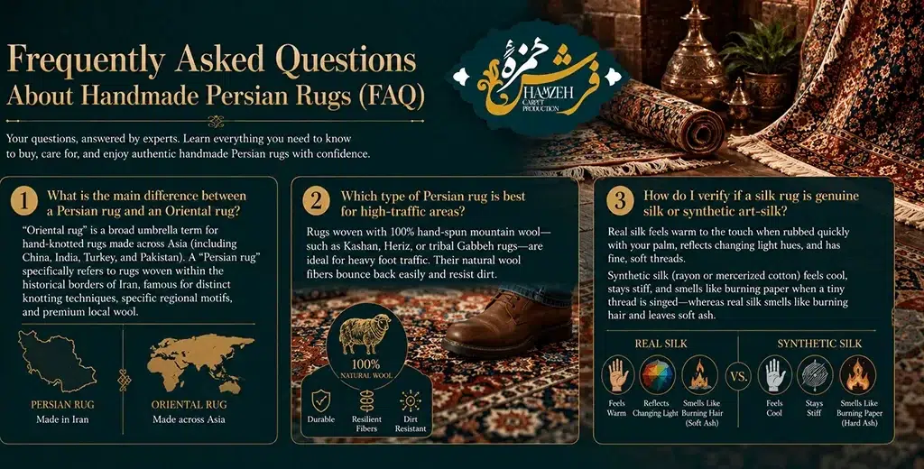 Frequently Asked Questions About Handmade Persian Rugs (FAQ)