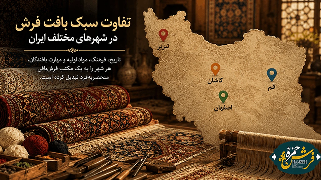 تفاوت سبک بافت فرش دستباف